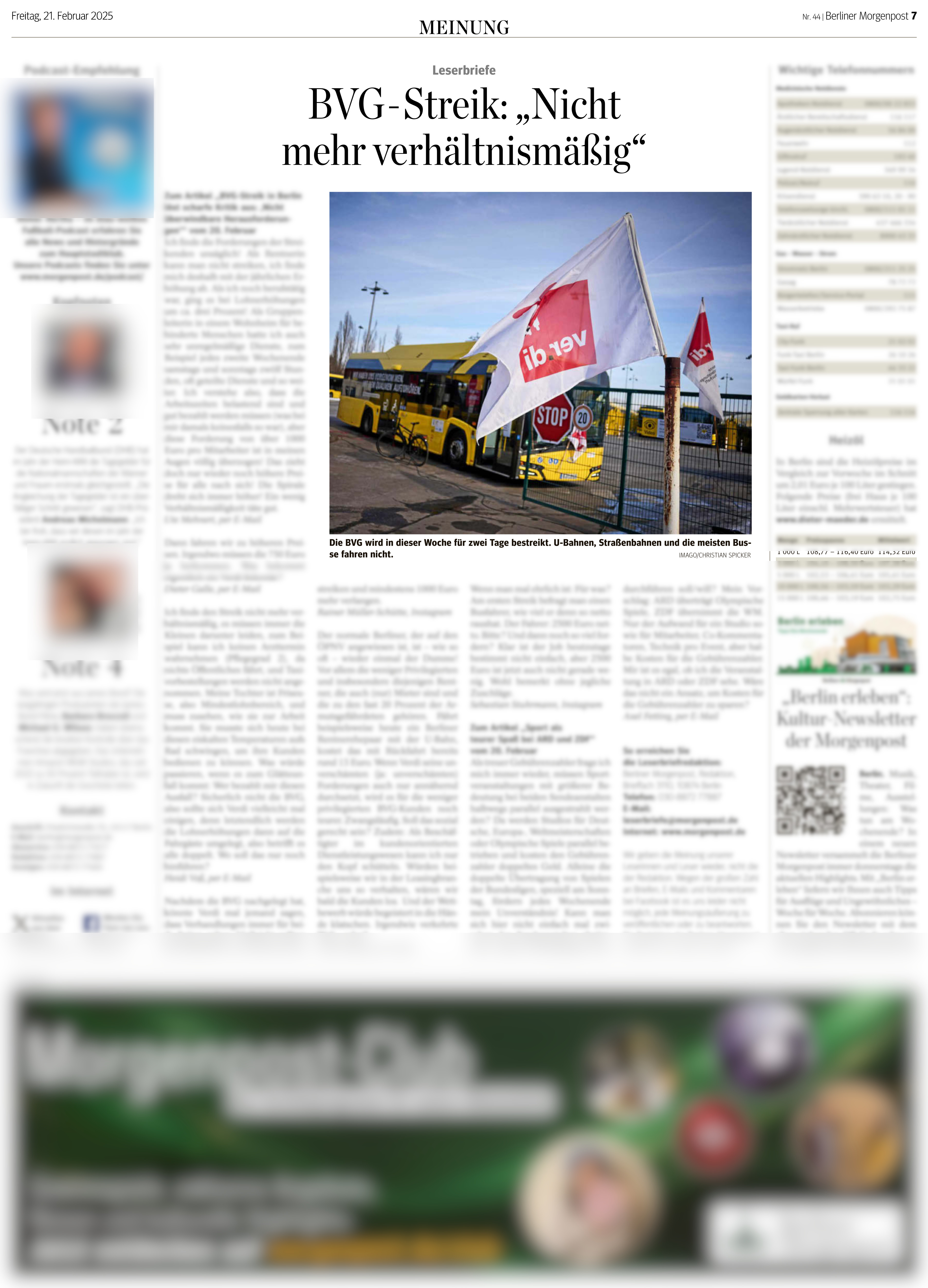02.2025 Berliner Morgenpost